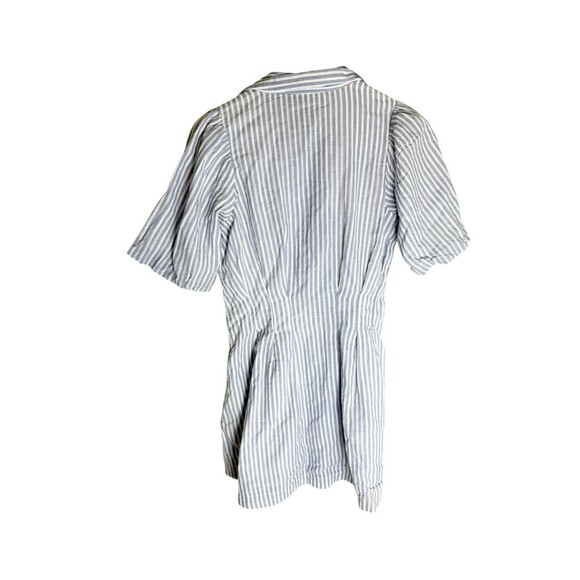 Caroline Constas Pinstripe Button Down Dress Size Small - Picture 2 of 5